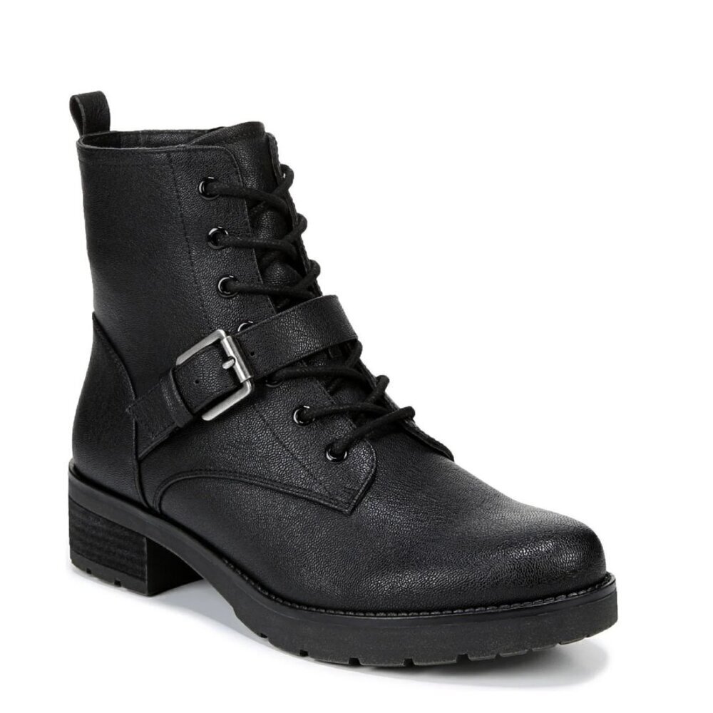 SOUL Naturalizer Womens Quaid Combat & Lace-up Boots